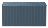 Classic Galvanized Steel Storage Shed, Blue Grey, 10-ft x 12-ft