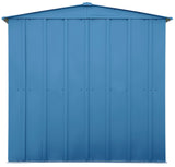 Classic Galvanized Steel Storage Shed, Blue Grey, 6-ft x 7-ft