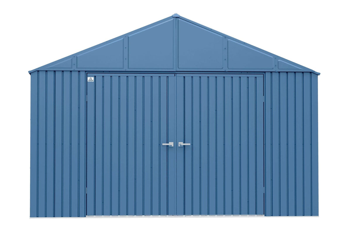 Elite 12x12-ft Blue Grey Corrosion-Resistant Steel Shed