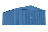 Elite 14x16-ft Blue Grey Corrosion-Resistant Steel Shed
