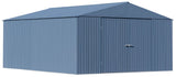 Elite 14x16-ft Blue Grey Corrosion-Resistant Steel Shed