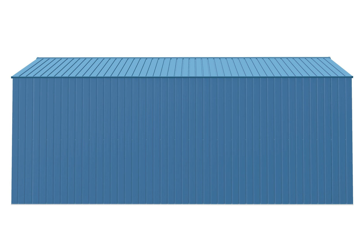 Elite 14x16-ft Blue Grey Corrosion-Resistant Steel Shed