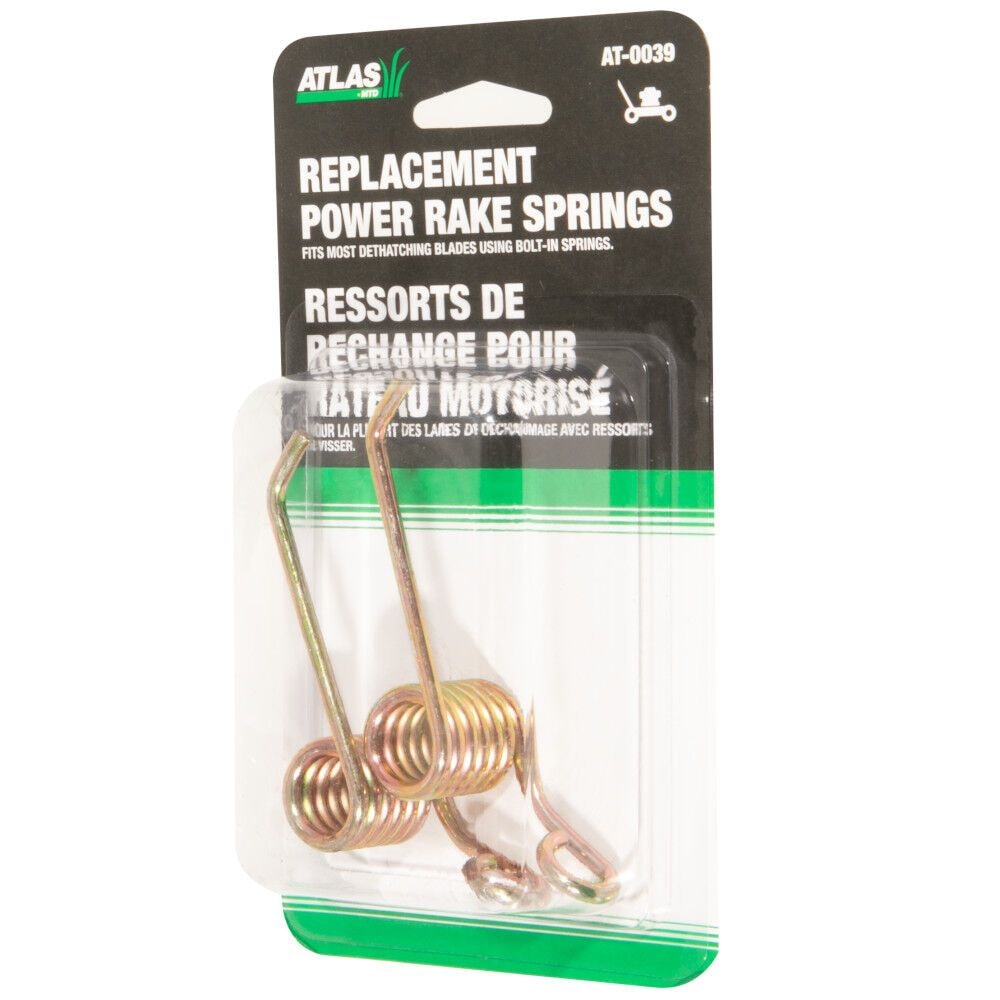Thatcher Steel Bolt-On Replacement Springs, 2-pk; for Lawn Mower Dethatching Blades