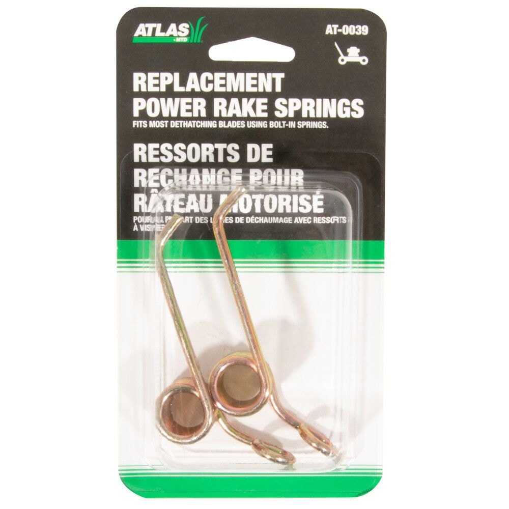Thatcher Steel Bolt-On Replacement Springs, 2-pk; for Lawn Mower Dethatching Blades