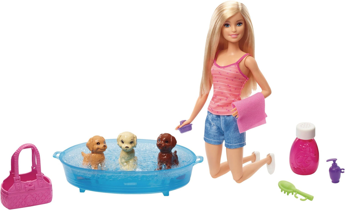 Puppy Bath Time Doll Toy & Playset For Kids, Assorted, Ages 3+