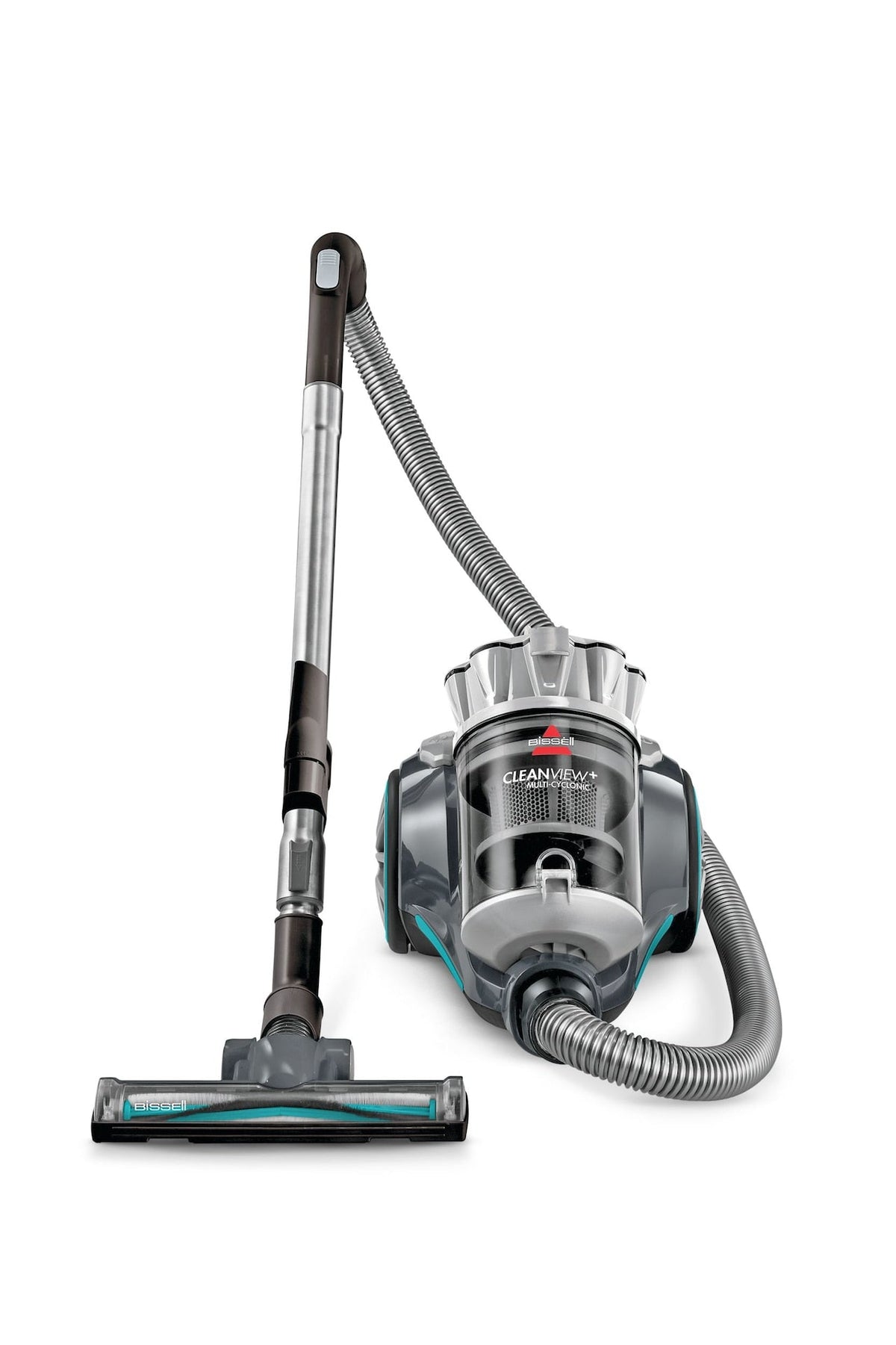 CleanView Plus Multi-Cyclonic Lightweight Bagless Corded Canister Vacuum Cleaner, Silver