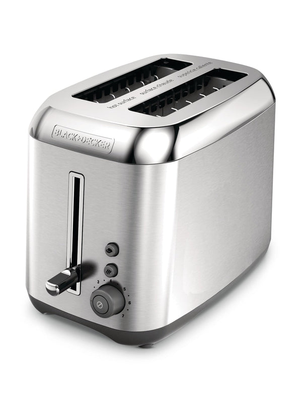 Kitchen Tools Extra Wide Slots Toaster with 7 Settings, Stainless Steel, 2-Slices O7660