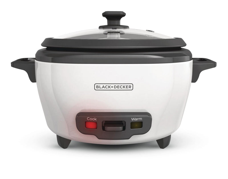 Non-Stick Rice Cooker & Steamer White, 6 Cups A4154