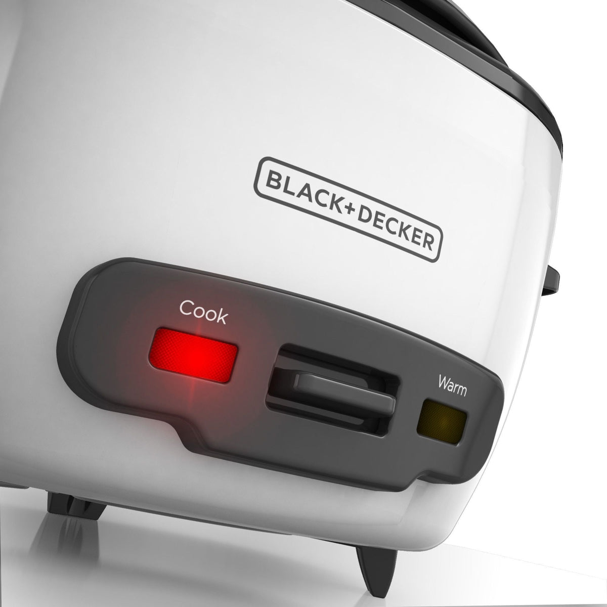 Non-Stick Rice Cooker & Steamer White, 6 Cups