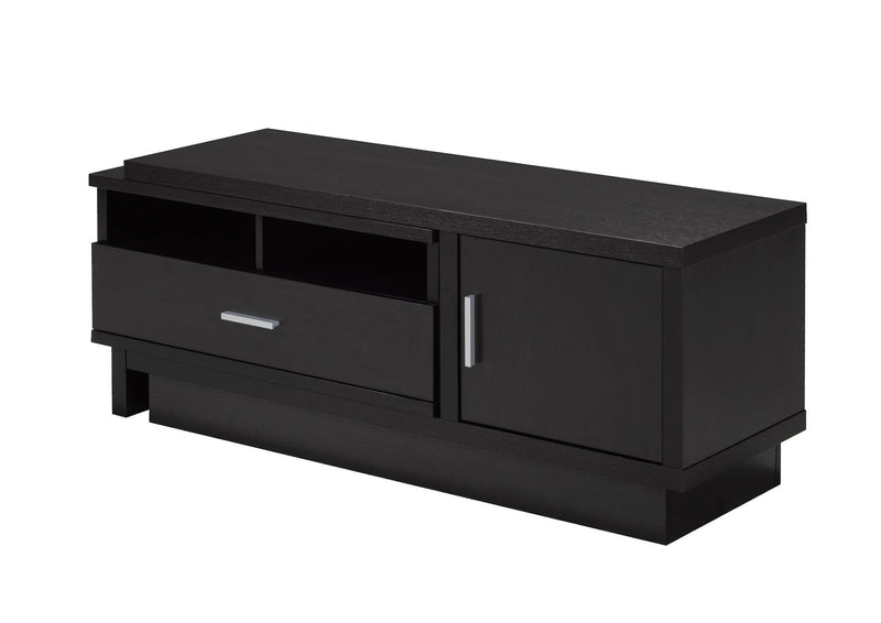Darel 48-in Expandable Dark Cherry TV Stand with Storage Shelf and Cabinet X3301
