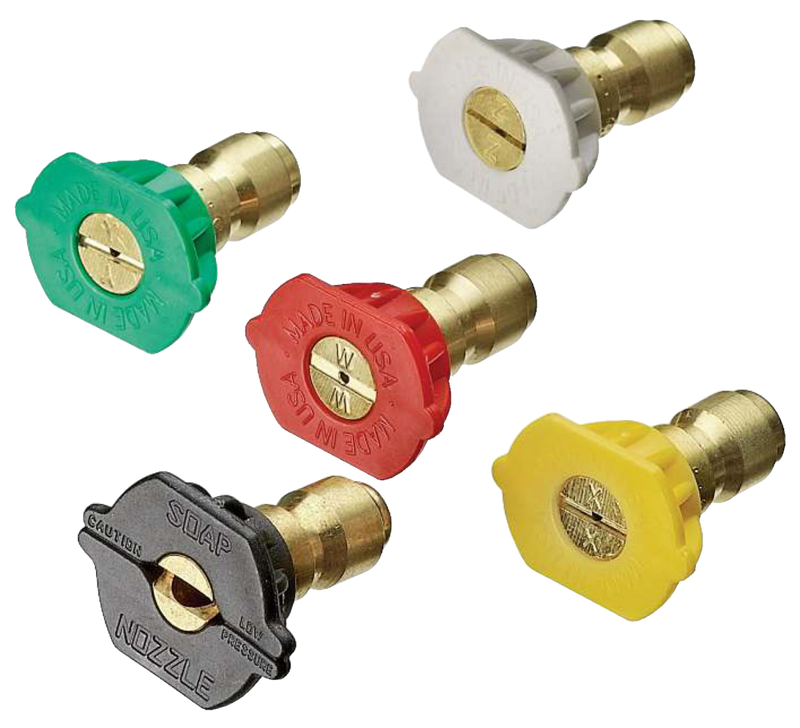 Quick-Connect Spray Nozzle Tips Kit Compatible with 4000 PSI Gas Pressure Washer, 5-pk S3975