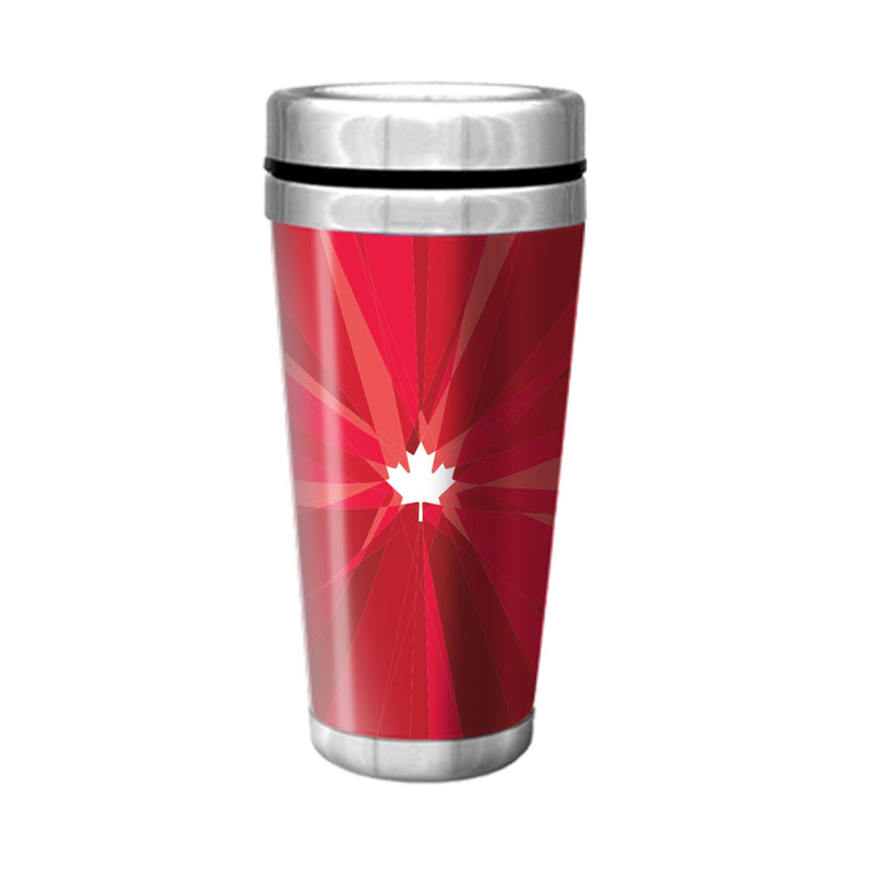 Stainless Steel Travel Mug For Fans/Collectors, Red, 16-oz I9855