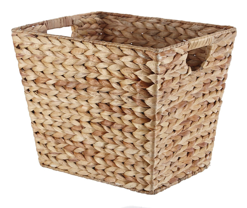 Emery Rectangular Hand Woven Storage Basket, 14.57 x 12 x 12-in P2474