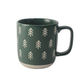 Evergreen Stoneware Mug, 13-oz