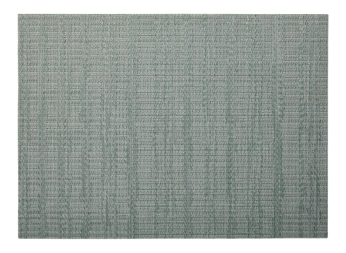 Lurex Rectangle Textilene Woven Placemat, Sage, 13-in x 18-in, 4-pk