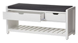 Overbrook Entryway Bench, White
