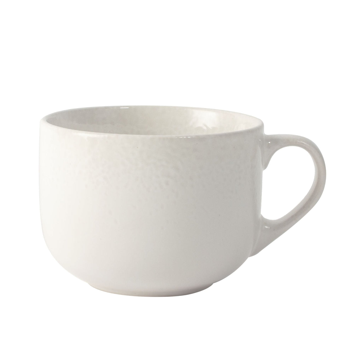 Snow Stoneware Mug, 21-oz