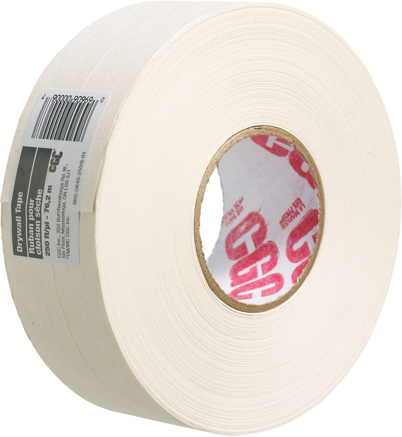 Drywall Paper Joint/Wallboard Tape Pre-Creased, Superior Bond, White, 2-1/16-in x 250-ft T1486