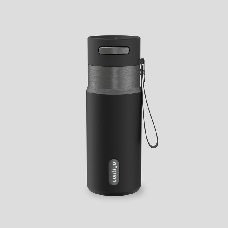 Insulated Stainless Steel Travel Bottle with Lid, Various Colours, 16-oz Y8183