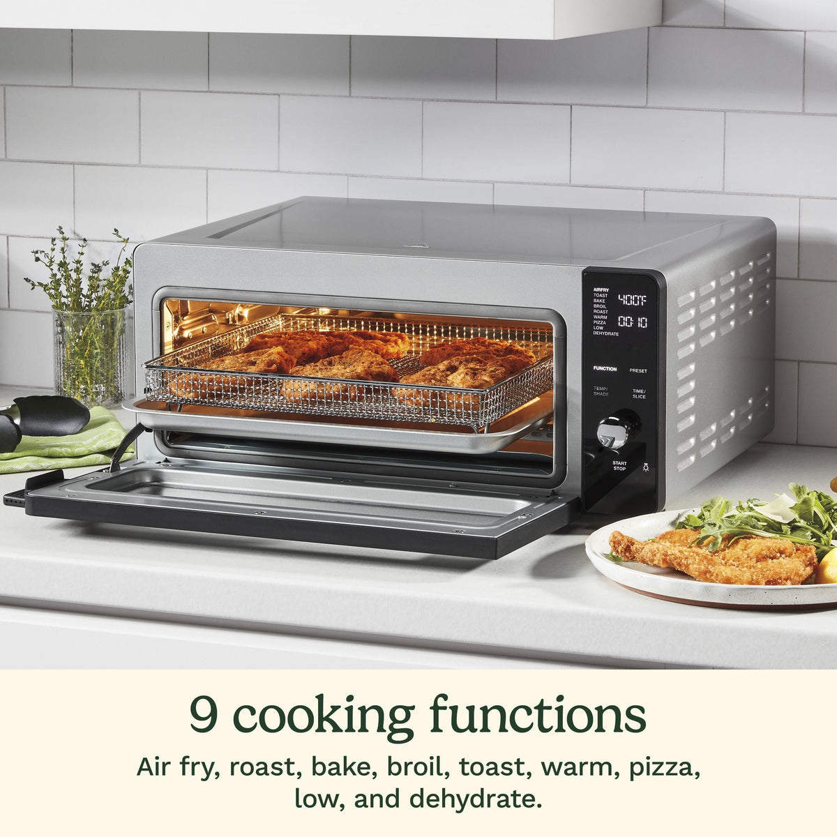 1800W Large Flip Up Air Fry Toaster Oven