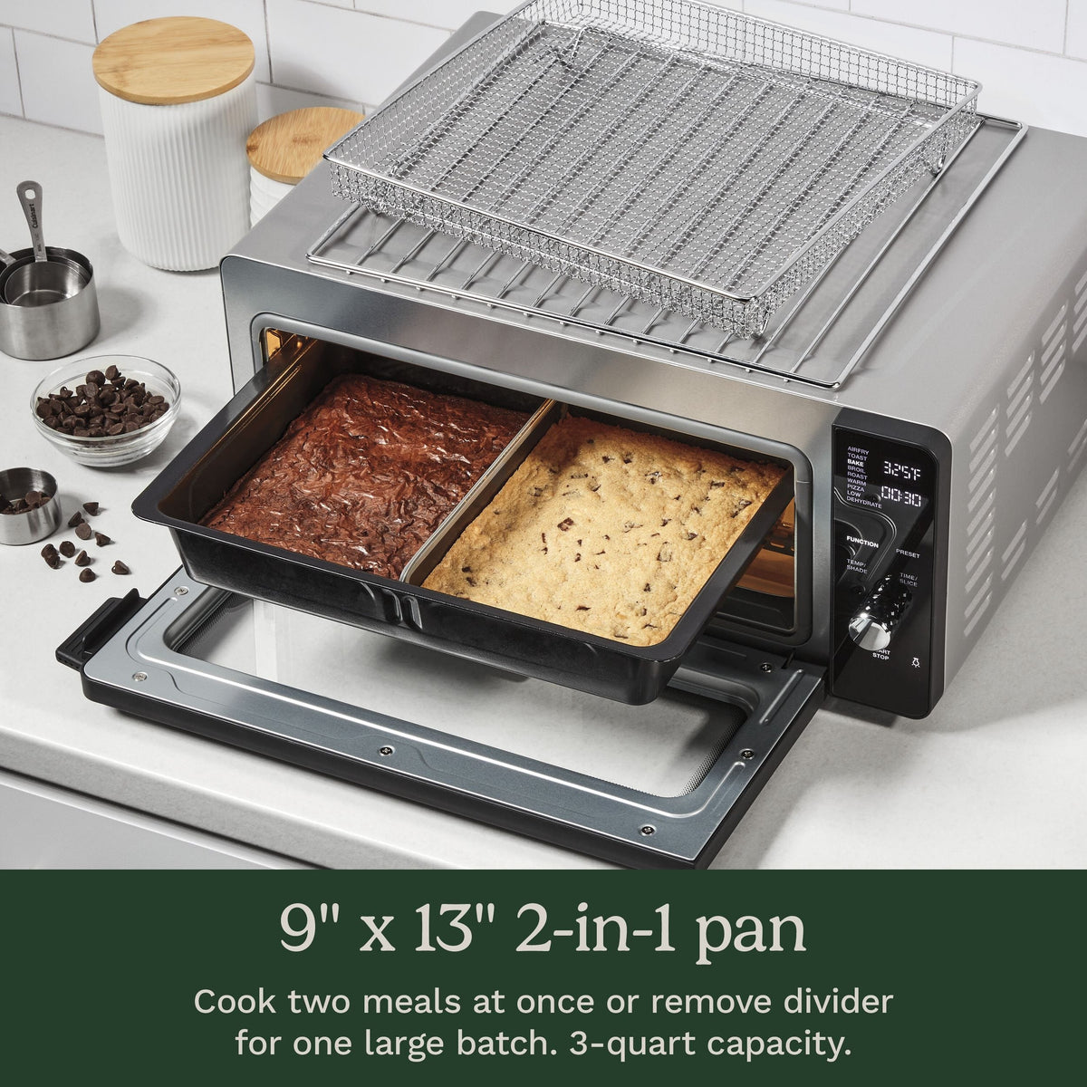 1800W Large Flip Up Air Fry Toaster Oven