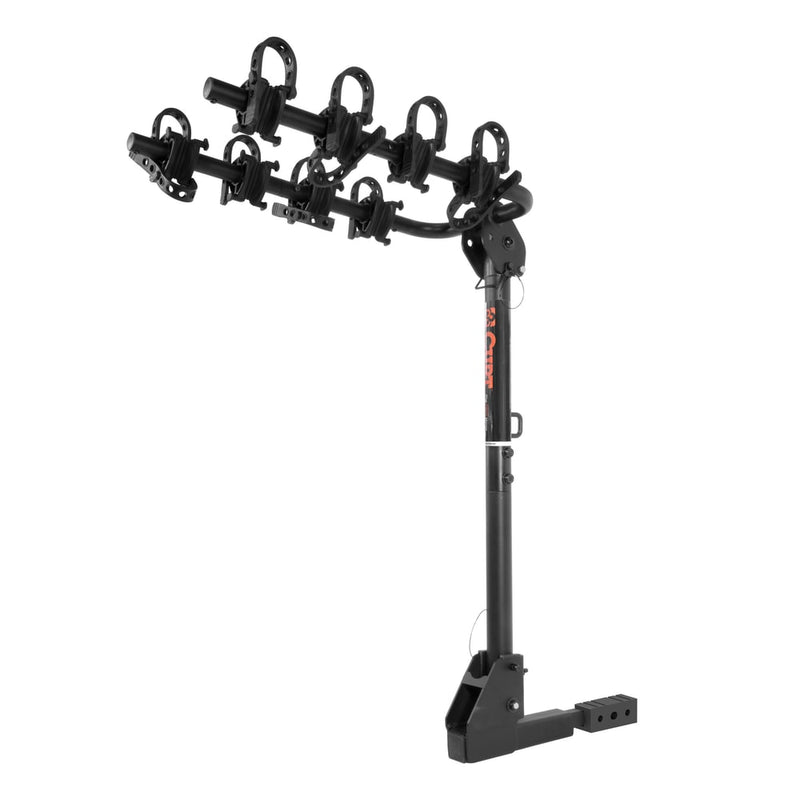 18030 2-Bike To 4-Bike Two Arm Hitch Mount Bike Rack, Fits 1-1/4, 2-in Receiver, Black A8999