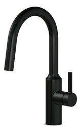 Colby Single Handle Pull Down Kitchen Faucet, Matte Black