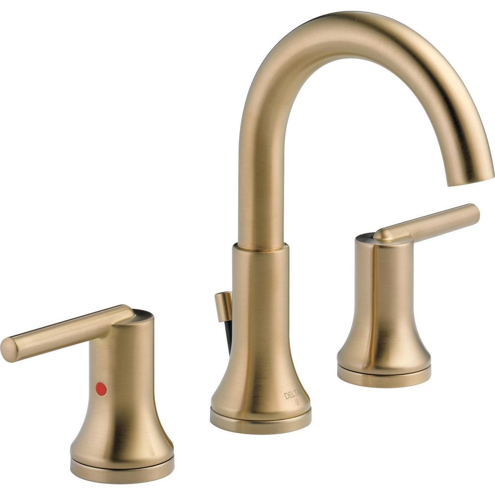 2-Handle Widespread Faucet, Champagne Bronze