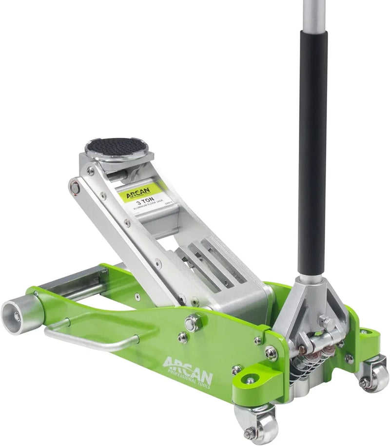 Tools 3-Ton Quick Rise Aluminum Floor Jack with Dual Pump Pistons & Reinforced Lifting Arm (A20018_A20019) U8209