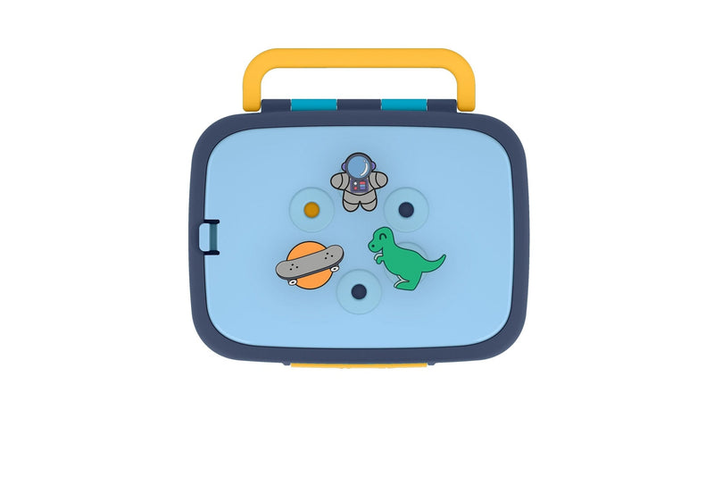 Benn Kids' Lunch Box with Quick Fill Lid, Assorted Colours, 3.6-Cups F5748