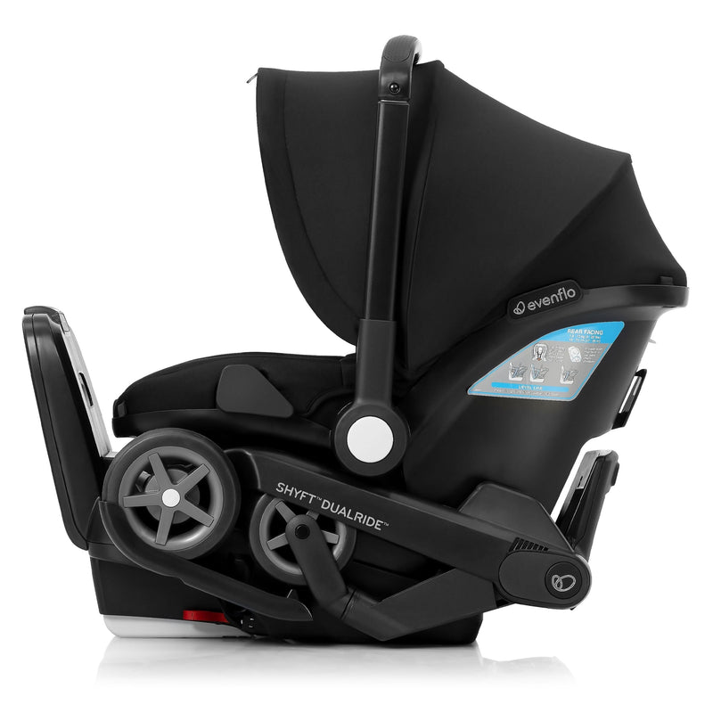 Shyft DualRide Infant Car Seat and Stroller, Black O3689