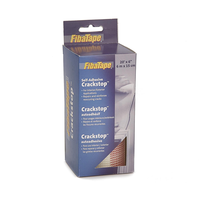 CrackStop Self-Adhesive Fiberglass Mesh Tape For Drywall Repair, 6-in x 20-ft F488