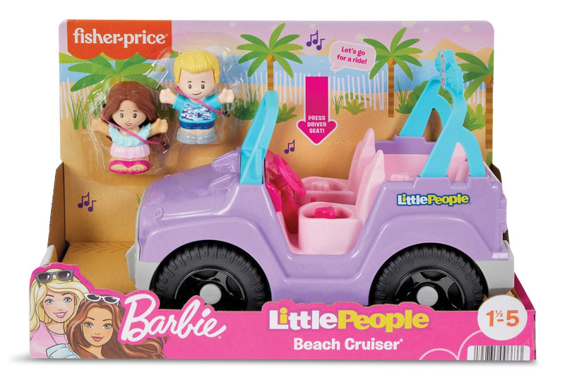Little People Beach Cruiser & Figures Set for Kids, 3-Pc, Ages 18 m - 5 yrs Y3842