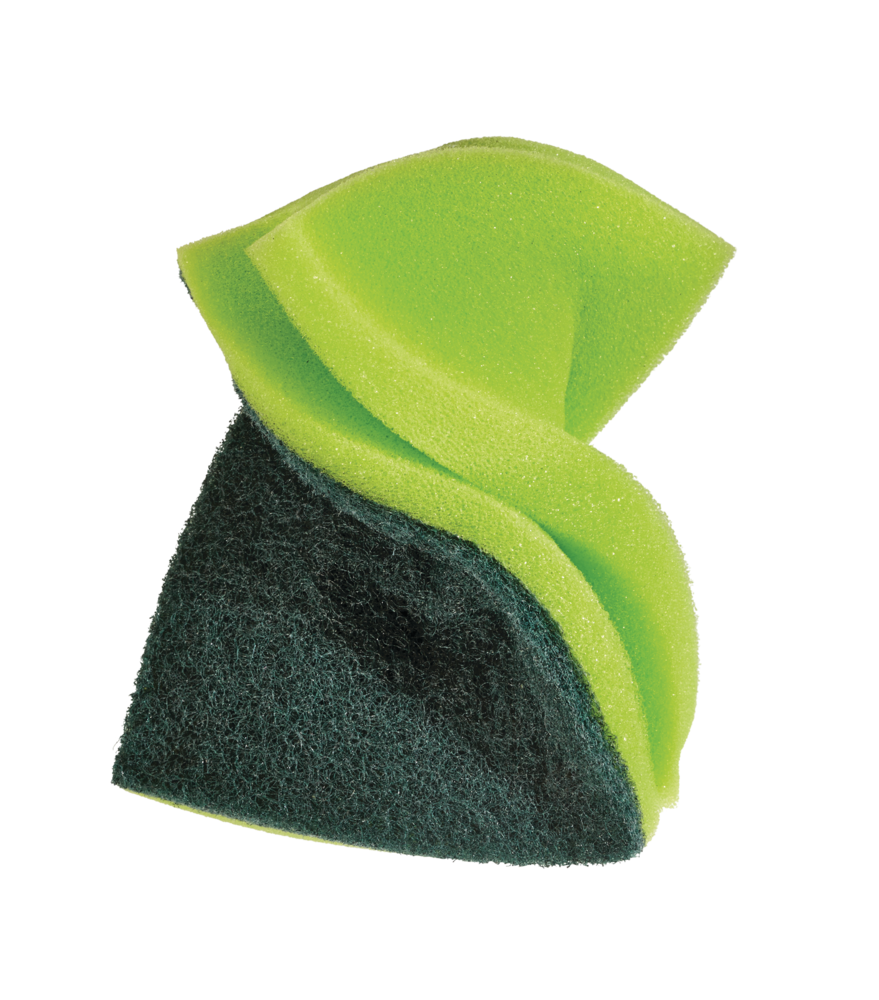 Heavy-Duty Dual Side Scrub Sponge & Pad, 6-pk