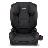 Genesys Deluxe High Back Booster, Black with Red Stitching