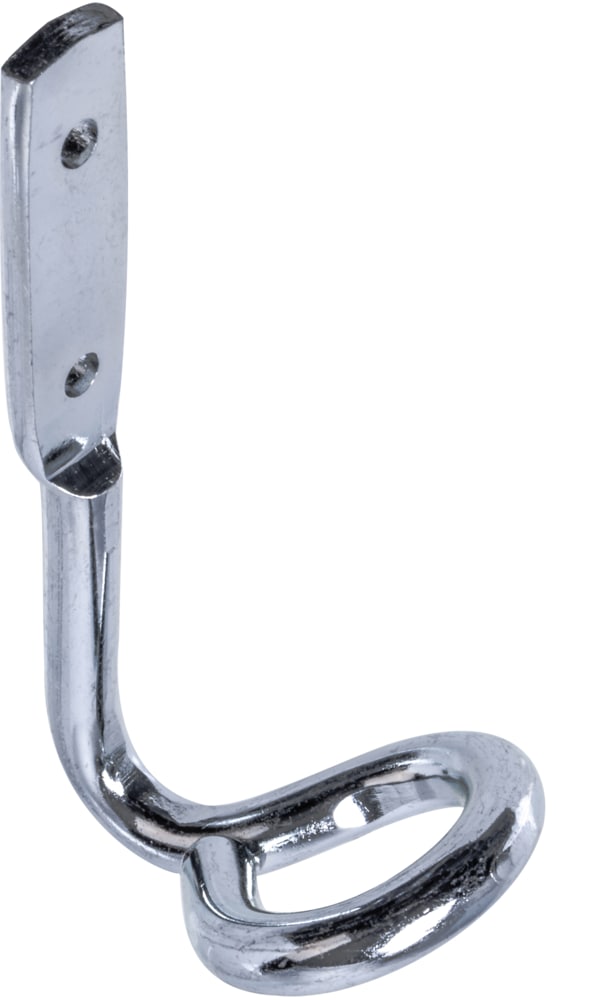 Zinc-Plated Light Duty Eye Loop Hook, No Pre-Drilling, 4-in R6840
