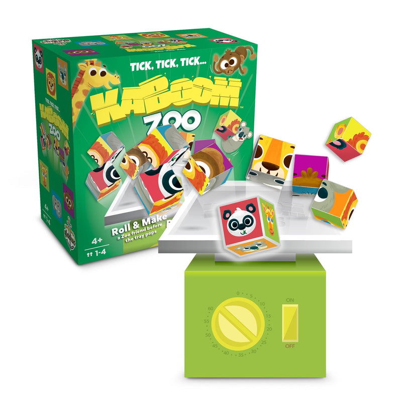 Kaboom Zoo Dice Rolling Game, Ages 4+ C5763