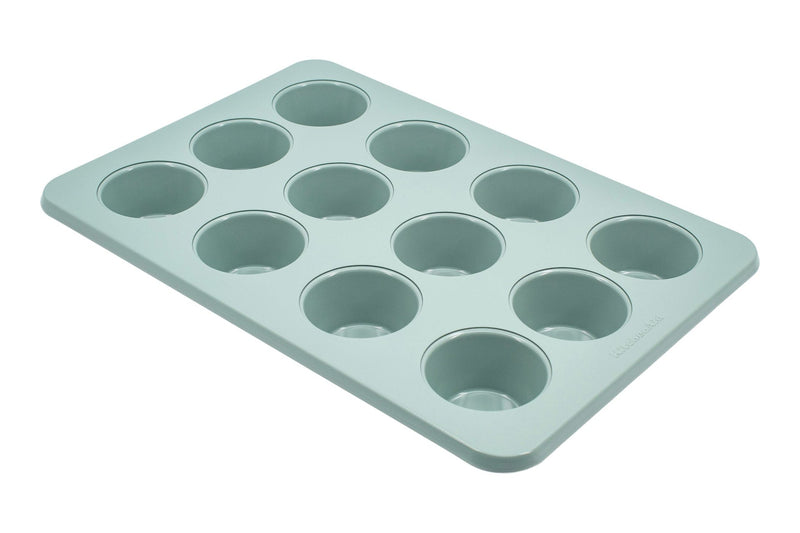 Cardamom Non-Stick Steel Muffin Pan, 12-Cup C9993