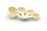 Plastic Measuring Cups, Almond Cream