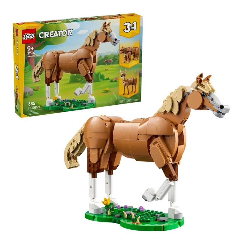 Creator 3-in-1 Beautiful Horse - 31166, 685-pcs, Ages 9+ P3654
