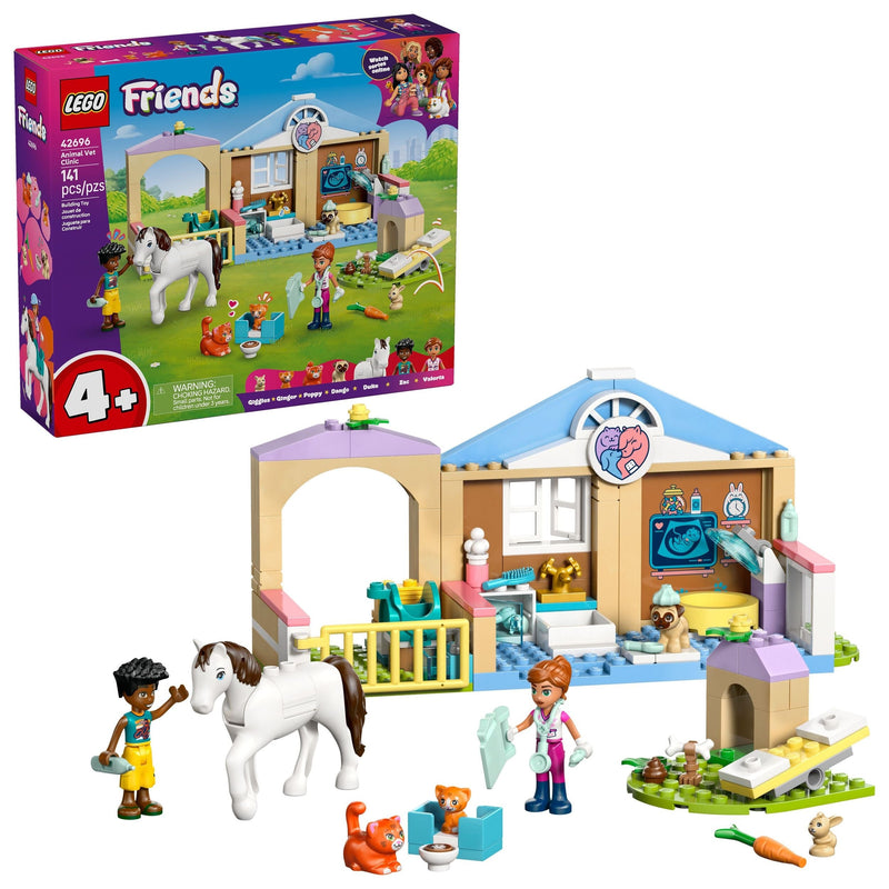 Friends Animal Vet Clinic Building Set - 42696, 141-pcs, Ages 4+ L604