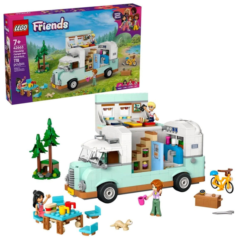 Friends Friendship Camper Van Adventure Set - 42663, 778-pcs, Ages 7+ V1781