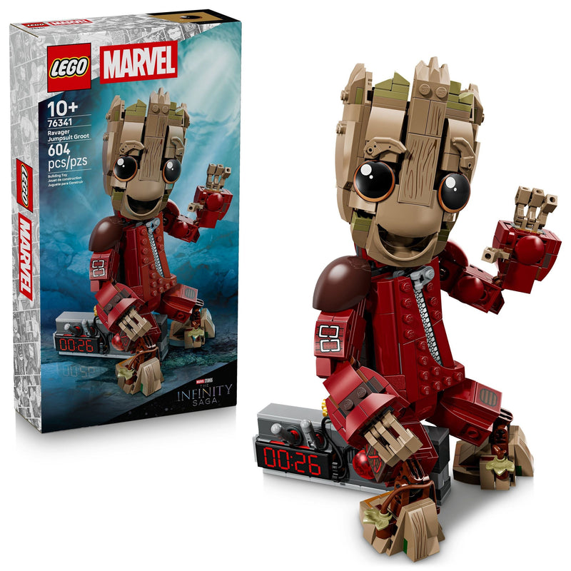 Ravager Jumpsuit Groot - 76341, 604-pcs, Ages 10+ J5102