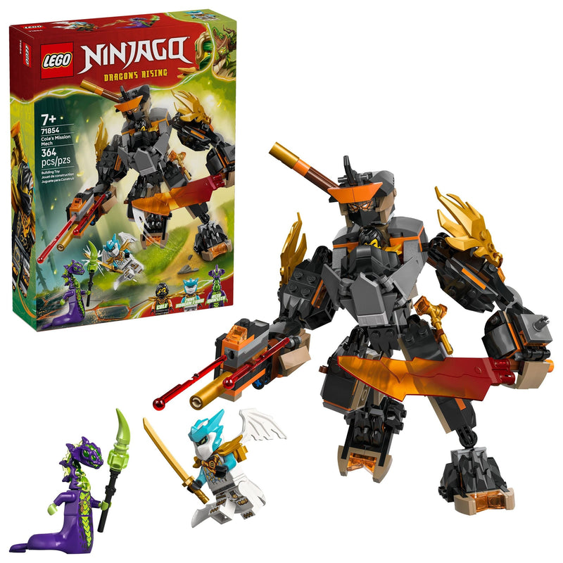 Cole’s Mission Mech & Dragon Zane - 71854, 364-pcs, Ages 7+ R9163