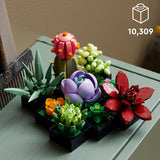 The Botanical Collection Succulents Building Set – 10309, 771-pcs, Ages 18+