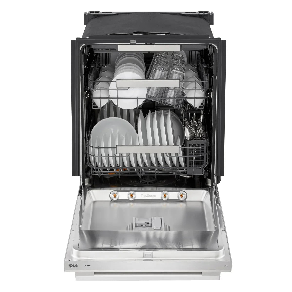24 in. Stainless Steel FlushFit Top Control Dishwasher with AutoVentDry