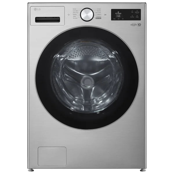 27 in. 5.8 cu ft. Graphite Steel Front Load Washer with AI DD and TurboWash