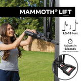 Mommoth Bolt Down Basketball Hoop with 60-in Tempered Glass