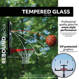 Mommoth Bolt Down Basketball Hoop with 60-in Tempered Glass