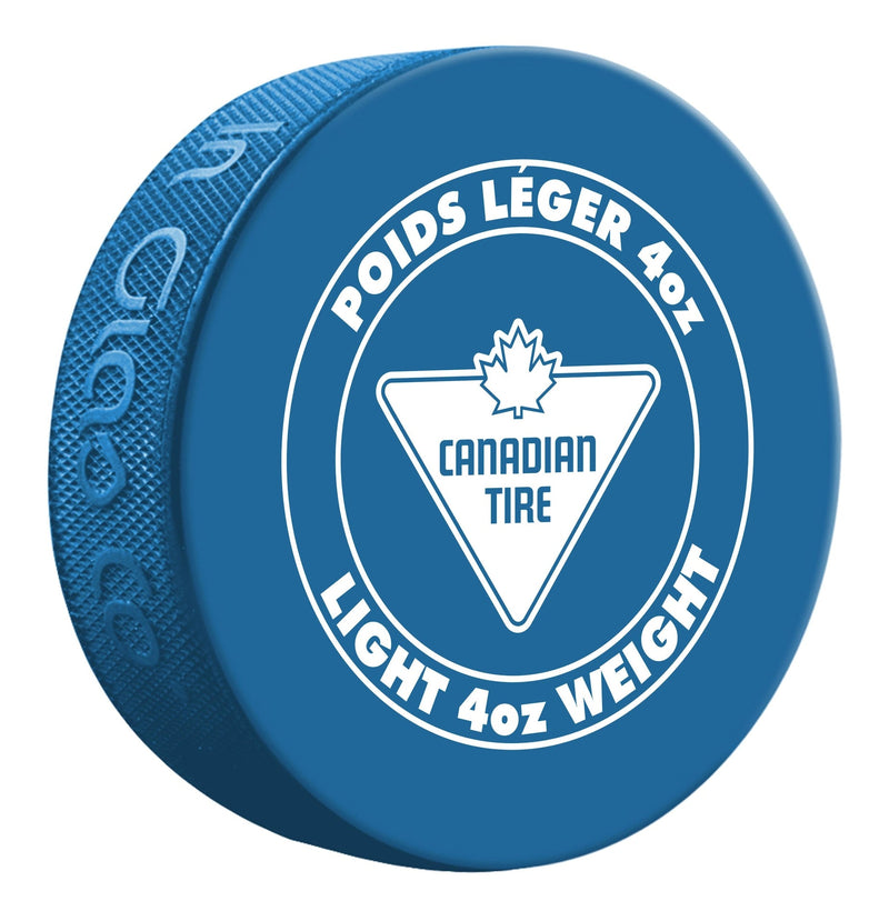 Lightweight Hockey Puck, Blue, 4-oz E4111